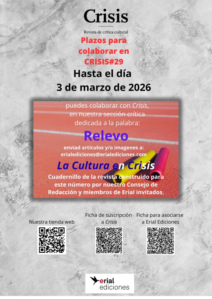 Convocatoria para colaborar en CRISIS#29