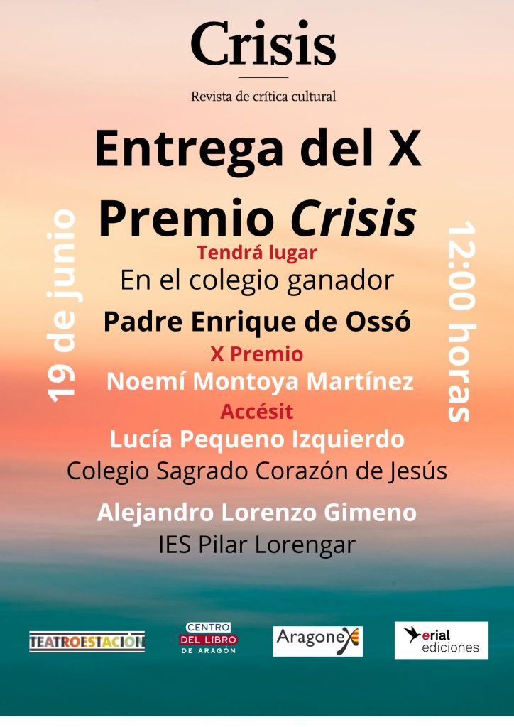 Entrega del X Premio Crisis