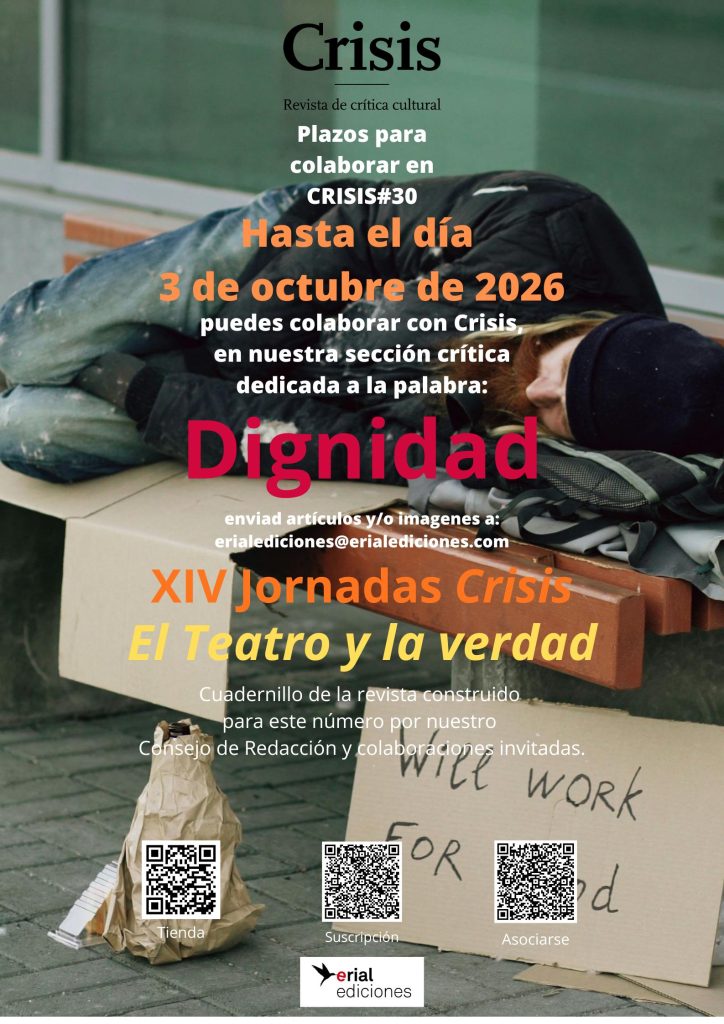 Convocatoria para colaborar en CRISIS#30